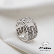 🌻READY STOCK🌻925 Silver Ring with Zirconia / Cincin Perak 925(23H)