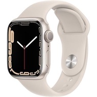 Apple Watch Series 7（GPS 型號）-41 毫米星光鋁金屬錶殼和星光運動錶帶