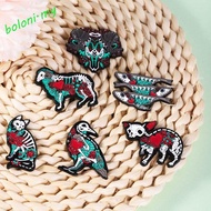 [COD] Halloween Lapel Pins, Punk Spooky Cartoon Animal Brooch, Gothic Alloy Exquisite Clothing Acces