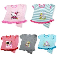 CLEARANCE SALE (Ready stock) 1y - 7y  kids Pyjamas baby Girl Baju Budak Perempuan