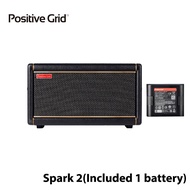 Positive Grid Spark 2 50-Watt Smart Guitar Practice Amp & Bluetooth Speaker(Included 1 battery)