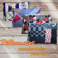 pillow case with zipper / punda ng unan  standard size (16x23 inches) sold per piece /abstract desig
