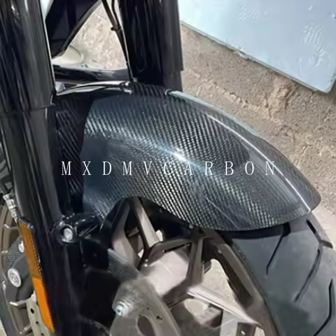 For Harley Davidson Touring Models 2009-2025 Motorcycle Carbon Fiber Exhaust Carbon Front Fender For