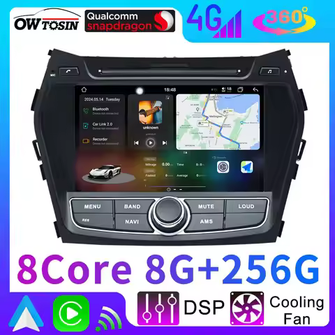 UIS7870 12G+256G Android 13 Car GPS Navigation Radio Stereo For Hyundai Santa Fe IX45 DM 2012-2018 3