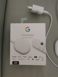 Chromecast with google tv 第4代4k 串流電視盒