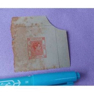 舊香港郵簡郵票 男人頭肆角