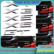 NEW 1pcs Car Body Decoration Sticker X1 X3 X5 X6 GT Logo Badge Labeling for BMW M 1 3 4 5 6 7 E Z X 