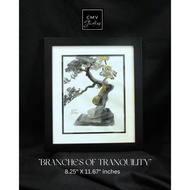Watercolor Artwork Wall Decor WAT 86/BRANCHES OF TRANQUILITY 8.25" X 11.67" inches