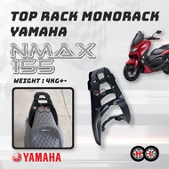 HEAVY DUTY TOP RACK BOX YAMAHA NMAX155 -Bracket Top Box YAMAHA NMAX155 Monorack Universal EMS Rack Aluminium Box Tahan