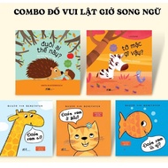 Book - Bilingual flip-flop quiz Combo for children 3-6 years old (5 books)