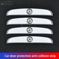 ACEKOGO 4Pcs Mercedes-Benz Car Door Anti-Collision Strip Anti-Scratch Edge Guard for Cla 180 E Class