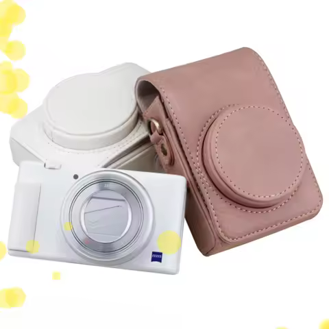 PU Leather Camera Case Cover Bag for Canon G7X2/3Mark II III SX740hs/730/720 Sony ZV-1 ii m2 1F RX10