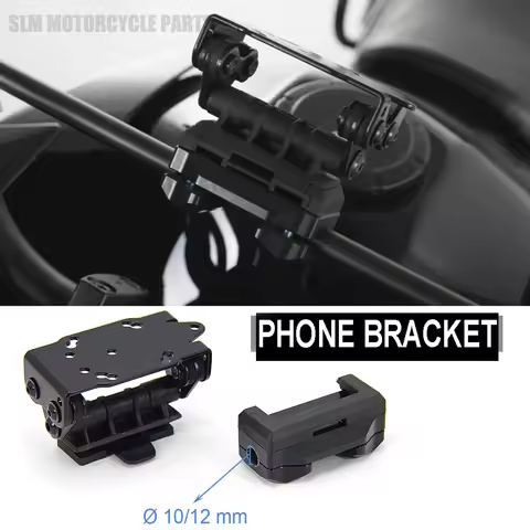 For Kawasaki FOR YAMAHA 2024 Navigation Bracket Mobile Phone GPS Plate Bracket Support Phone Holder 