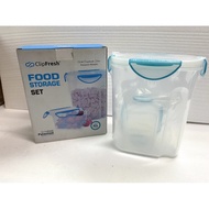 Clipfresh Food Storage Sets 2pcs Cereal Container 3L,0.52L container