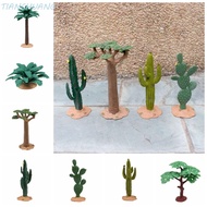 TIANCHUANG Artificial Plant Cactus, DIY Crafts Realistic Artificial Tree Model, Green Plant Model Pl