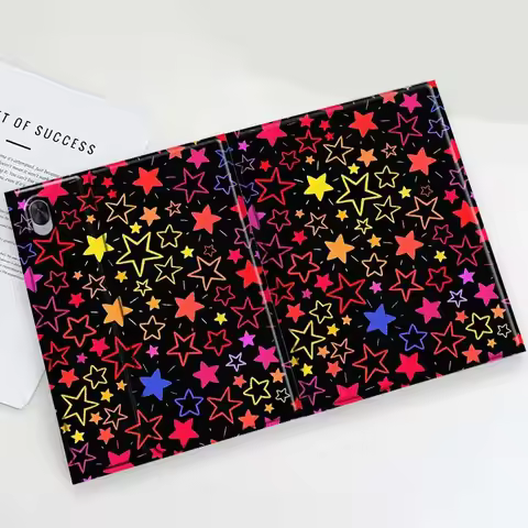 Cartoon Colorful Star Pattern Soft For Huawei MediaPad 11 M5 M6 ES Pro M5Lite Honor Pad V7 V8 X7 X8 