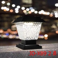 Solar Wall Lamp ! โคมไฟหัวเสาโซล่าเซลล์ ทรงกลม 20 CM 25cm เเสงขาว โคมไฟพลังงานเเเสงอาทิตย์ เหมาะสำหร