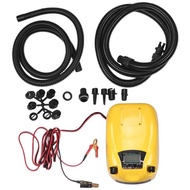12V High Pressure Electric Air Pump For Inflatable Fishing Boat GP80D LCD Display Portable Intellige