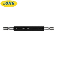 LONNGZHUAN Thread Plug Gauge, Black M5x0.8 Double Ends Thread Gauge, Durable Steel Material 6H Toler
