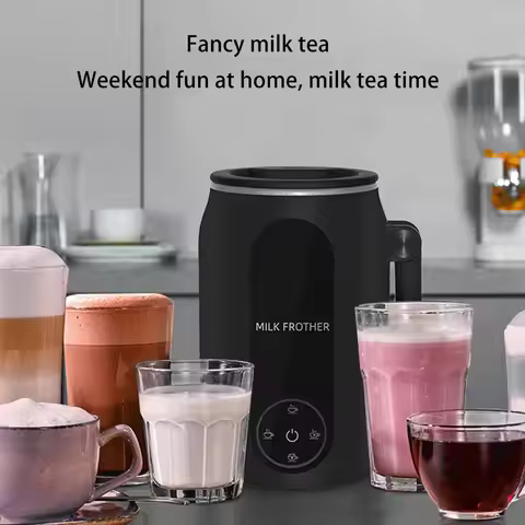 Electric Milk Frother Automatic Hot and Cold Foam Maker and Milk Warmer for Latte Cappuccino Macchia
