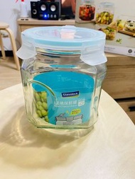 韓國 Glasslock 格拉氏洛克 強化玻璃透氣分隔保鮮盒/保鮮罐