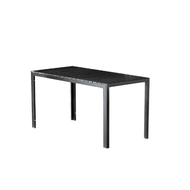 Delicato โต๊ะสนาม ขนาด 70×140×73ซม.รุ่น HB17  สีดำ