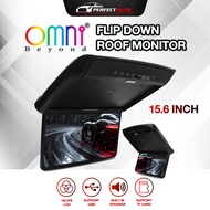 Omni Beyond Car Roof Monitor 15.6" Super Slim Full HD IPS Flip down Roof Monitor with MP5/USB/SD