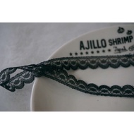 Cheap Zone~WE49 Black 1.1cm Lace 2664cm Rebate Price~Super Cost-Effective ^^ (Length * 2400cm) DIY~