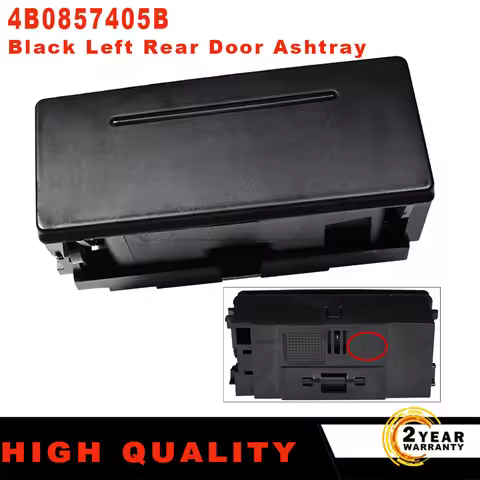 New Left Right Rear Door Ashtray Black 4B0857405B 4B0857406B For Audi A6 C5 C6 S6 Avant Quattro Q7 R