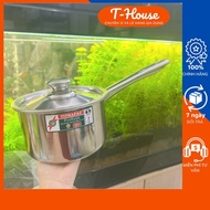 430 TITHAFAT stainless steel pot with lid included, 430 stainless steel pot for all types of stoves 