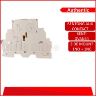 BENTONG AUX CONTACT SIDE MOUNT/FRONT MOUNT 1NO+1NC(BENT-GVAE11/BENT-GVAN11)