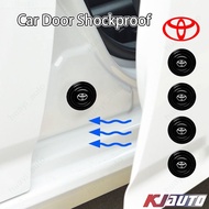 Toyota Car Door Protector Shock Absorber Rubber Sound Insulation Pad for Hilux Innova Corolla Cross Rush Calya Yaris Vios Avanza Raize Veloz Sienta Prius Camry Fort Car Accessories