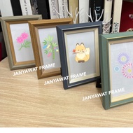 Home Decoration Picture Frame Size 3.5x5 Inches 4x6 5x7 6x8 A5 6x9 B5 (7x10 Inches) + Glass + Stand 
