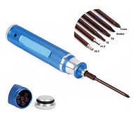 YZ-019 6 in 1 S2 steel H2 H1.5 T6 T9 slotted cross repair tools rc boat
