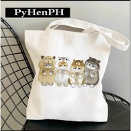 Shoulder bag, canvas: 4 CATS