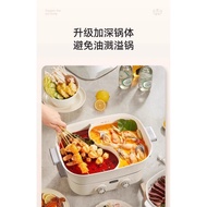 Thermos Mandarin Duck Electric Hot Pot Pot Household Multifunctional Special Cooking Pot Split Type 