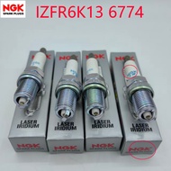 4Pcs Laser Iridium Spark Plug IZFR6K13 (6774) For Honda Accord 2.4 Fit Freed 1.5 Civic FD 1.8 i-VTEC