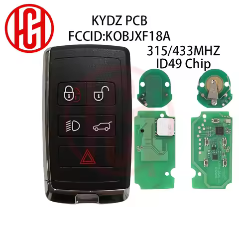 ID49 Chip 315/433MHZ FCC:KOBJXF18A KYDZ PCB For Land Rover Velar Range Discovery For Jaguar 2018-202