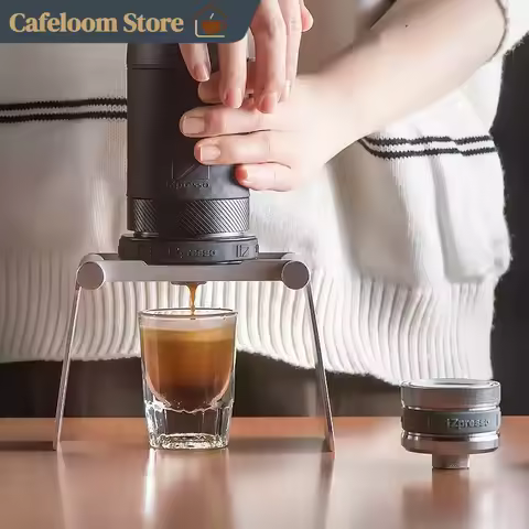 1zpresso Y3 Portable Manual Espresso Coffee Maker Mini Compact Stainless Steel Coffee Machine For Ou