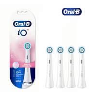 Oral B io mild soft cleaning toothbrush replacement head 4 White