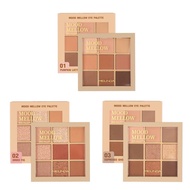 Meilinda Mood Mellow Eye Palette 5.85g. Melinda Eyeshadow 9 Holes Clear Color Long-Lasting (MC3110)