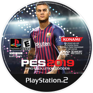 PS2 PES 2019 , Pro Evolution Soccer 2019 , Dvd game Playstation 2