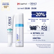 Bộ đôi Kem chống lão hóa Obagi Retinol 1.0 28g và Kem dưỡng phục hồi làm dịu da Obagi Clinical Kinet
