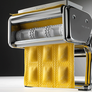 เครื่องย้ำมือถือขนาดเล็ก Marcato 10 ระดับปรับความหนาได้ อุปกรณ์ทำขนมปังสไตล์ยุโรป ชิ้นส่วนแยกกัน