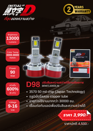 ไฟหน้า LED Initial D D98. Intelligent dimming ประกัน2ปี