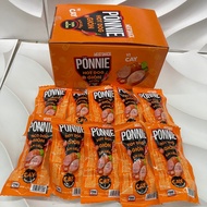 Hộp 20 cây Xúc xích Ponnie Hot dog giòn ăn liền (3 VỊ)