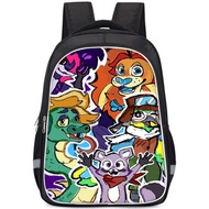 Student Double Backpack-indigo park Backpack indigo park 43/53cm Kindergarten School Bag Double-laye