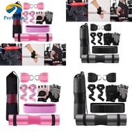 Perfeclan Barbell Squat Pad Set, Squat Bar Pads, Gym Gloves, Neck and Shoulder Pad with