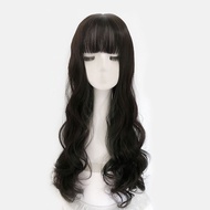 TSE tóc giả tóc dài nữ lưới màu đỏ tóc giả tự nhiên Bìa trứng cuộn Fluffy Tóc Xoăn Dài Giả tóc thật