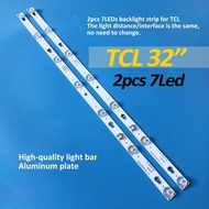 2 PCs backlight strip with backlight for TCL l32f1680b 32d2700 32hr330m07a2 V2 lvw320cs0t